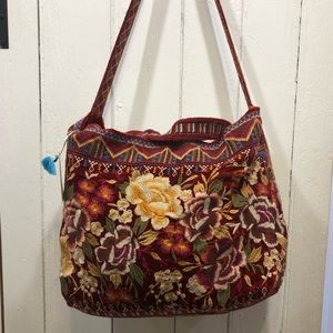 Johnny Was Marian Velvet Tote